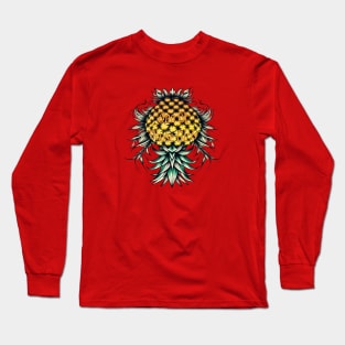 One Of Those Girls Swingers Upside-down Pineapple Long Sleeve T-Shirt